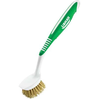 Dish Brush With Brass Fibers And Ergonomic Grip, Model 47
