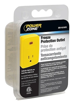 Single Outlet With Indicator Light, 15 Amps, Easy Installation
