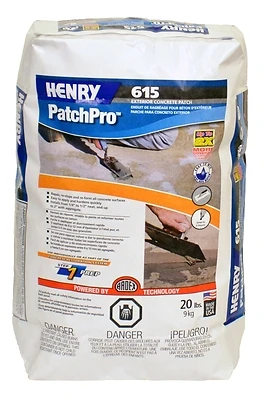 Patchpro 615 Exterior Concrete Patch, 20 Pounds - Trowel-grade Repair Solution