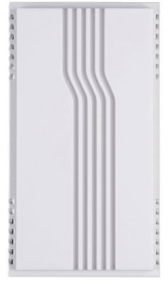 Classic White Wired Door Chime, 3 Tone, 7.5 In L X 3.875 W X 2 In D