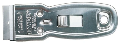 Hyde 13000 Glass Scraper, Steel Blade, 1.5 In.