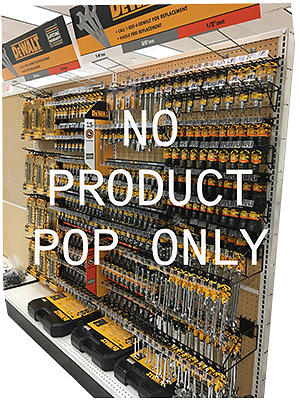 8' Mechanical Tool Display Rack Dwmt74287rko For Organized Storage