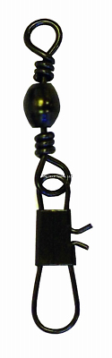 Barrell Swivels, Black, Size 1, 3-Pk.