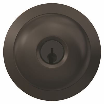 Plymouth Keyed Entry Lock In Aged Bronze - Model F51a Ply716