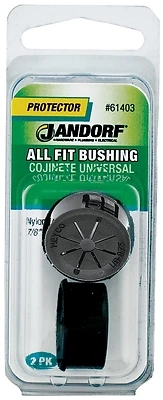 7/8 In. Nylon Bushing 2 Pk, Model 61403, Universal All Fit, Shock Absorbing