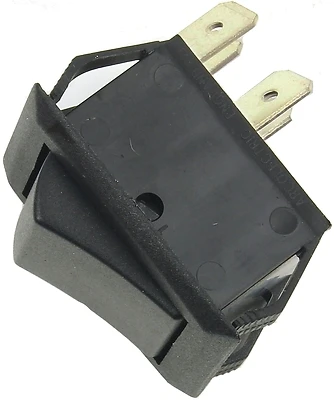 20a Double Pole Rocker Power Tool Switch Black Dpst 4 Tab Terminals 1 Pk