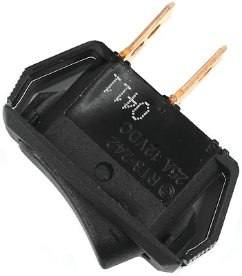 25a Single Pole Rocker Switch Black For Automotive/marine Applications 1 Pk