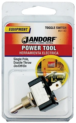 20a Single Pole Toggle Power Tool Switch Black Spdt 1 Pk Model 61140