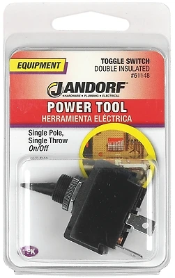 20a Single Pole Toggle Power Tool Switch Black Spst 1 Pk Model 61148