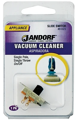 6a Single Pole Slide Appliance Switch Black/silver Spst 1 Pk Model 61023