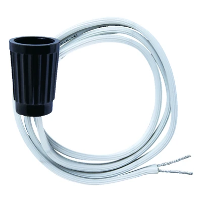 Jandorf 60563 Phenolic Candelabra Base Pigtail Socket, 75W, 125V