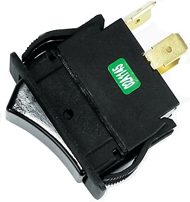 20a Double Pole Rocker Power Tool Switch Black 1 Pk, Model 61124, 4 Terminals