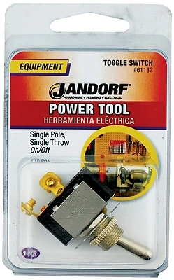 20 Amps Single Pole Toggle Power Tool Switch Silver Spst 1 Pk Model 61132