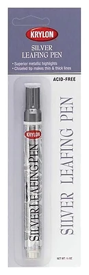 Krylon 9902 Silver Leafing Pen, Metallic Paint Pen, 0.33 Oz