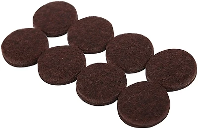Shepherd 9862 Furniture Grip Pads, 1 In., Brown Felt, 16-Pack