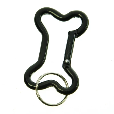Hy-Ko KC492 Aluminum Dog Bone Carabiner, 1-1/8 In. Diameter