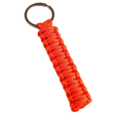 Hy-Ko KC505 Paracord Keychain With Split Ring, Nylon