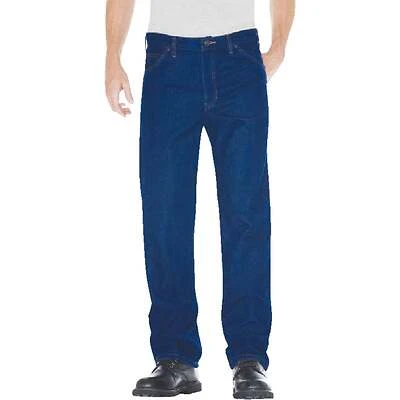 5-Pocket Jeans, Rinsed Denim, Regular Fit, Men's 34 x 34-In.