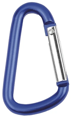 Hy-Ko KC601 Mini Carabiner Clip, Aluminum, Pack of 5