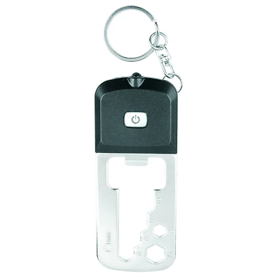 Hy-Ko KC606 Keychain Wrench With LED Light and Bottle Opener