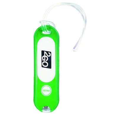 Hy-Ko KC612 Keychain Flashlight, Green LED Light