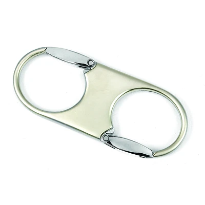 Hy-Ko KH736 2Go Keychain Double S-Biner Carabiner, Steel, Silver