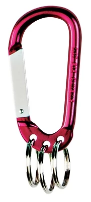 Hy-Ko KC570 Key Carabiner, Aluminum, C-Clip