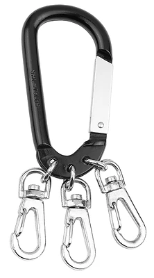 Hy-Ko KC600 Key Carabiner With Snaps