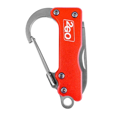 Hy-Ko 2GO KC605 Aluminum & Stainless Steel Carabiner Multi-Tool