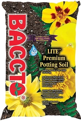 Baccto 1440 Lite Premium Potting Soil With Fertilizer, 40-Qt. Bag
