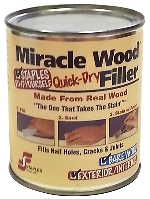 Miracle Wood Filler 903, Professional Grade, 1 Lb.