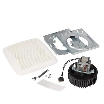 Broan-NuTone BKR60 QuicKit Bathroom Fan Upgrade Kit, 60 CFM Motor & Cover