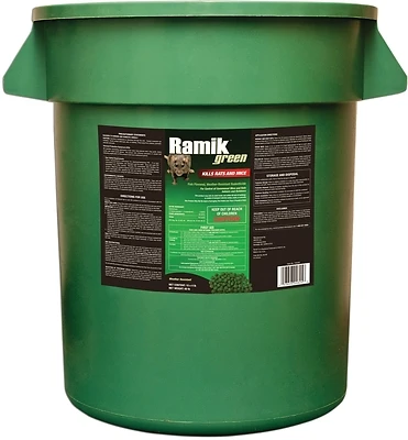 Green Pellet Rat & Mouse Poison 15-pack, 4 Lb Pouches, Diphacinone, Indoor/outdoor