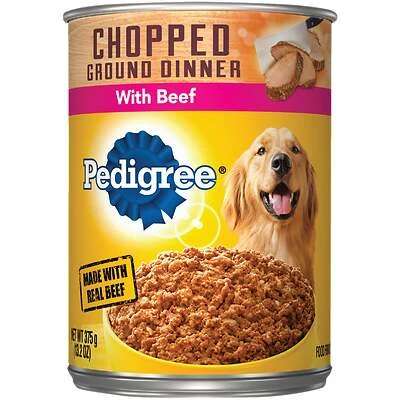 Dog Food, Chunky Chopped Beef, 13.2 oz. Can