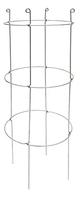 Collapsible Tomato Cage, Heavy-Duty Galvanized Steel, 42 In.