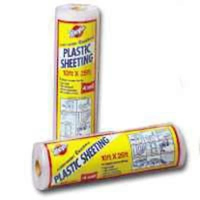 Plastic Sheeting, 3 Mil, Clear, 20 x 25-Ft.