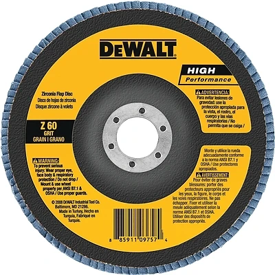 4-inch 60-grit Zirconia Flap Disc Dw8302 For Heavy-duty Grinding