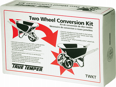 Twkt 2-wheel Conversion Kit For Wheelbarrows With 8 In Wheels