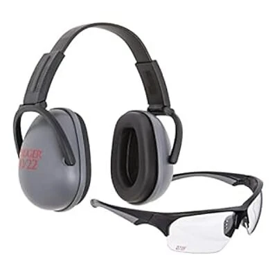 Ruger Shooting Earmuffs & Safety Glasses Combo
