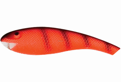 Floating Wally Diver Crankbait Fishing Lure, Fluorescent Red/Black, 2-1/2 In.