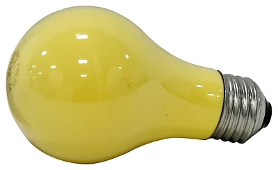 Sylvania 15994 Yellow A19 Bug Light Bulbs, 60W Dimmable, 2-Pack