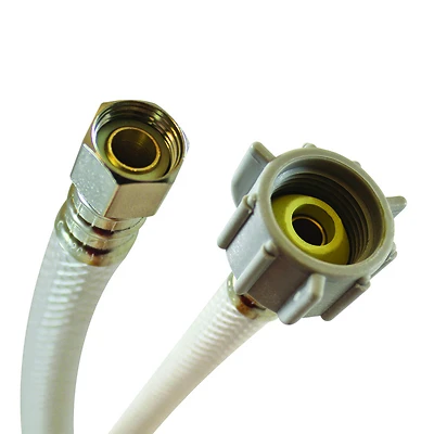 Fluidmaster B1TV20 Toilet Supply Line, 3/8 In. x 7/8 In., 20 In.