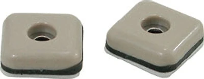 Shepherd 9240H Square Adhesive Furniture Glides, 1 In., 8-Pack