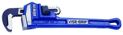 Vise-Grip Pipe Wrench, Cast Iron, 10-In.