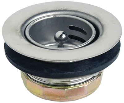 Duo Basket Strainer Assembly 2-13/16 Stainless Steel For Mini Bar Sinks