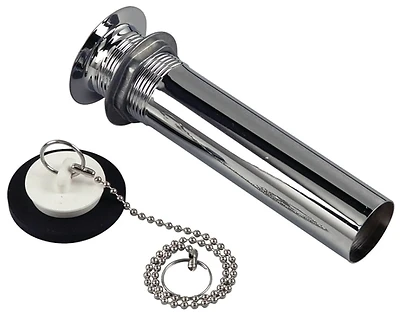 5 Inch Steel Basin Drain With Stopper, Universal Design For Lavatories