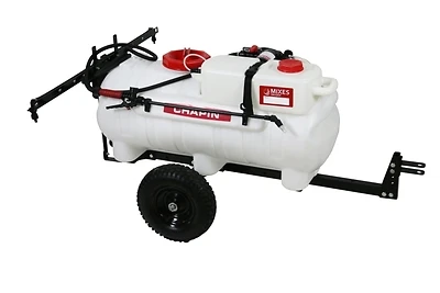 25 Gallon Mixes On Exit Tow Behind Sprayer Model 97761e With 15 Ft Hose