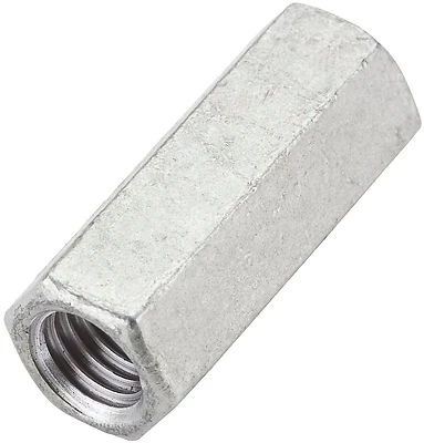 Threaded Rod Coupler, Galvanized, 5/8 In. -11