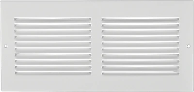 Imperial RG0385 Steel Sidewall Grille, White, 13-1/4 x 7-1/4 In.