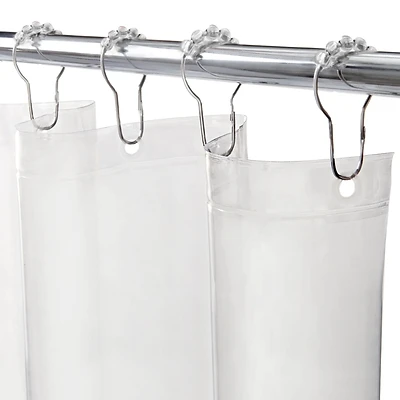 Kenney KN61708C Peva Clear Shower Curtain Liner, 72 X 70 In.